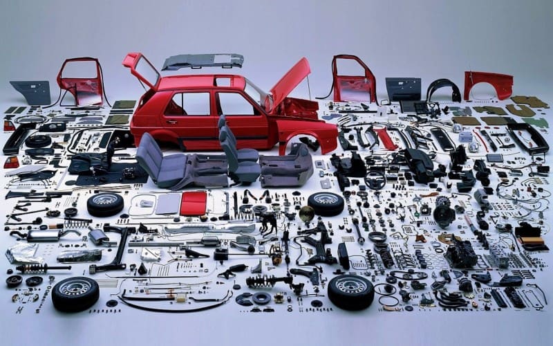 3D printed car part